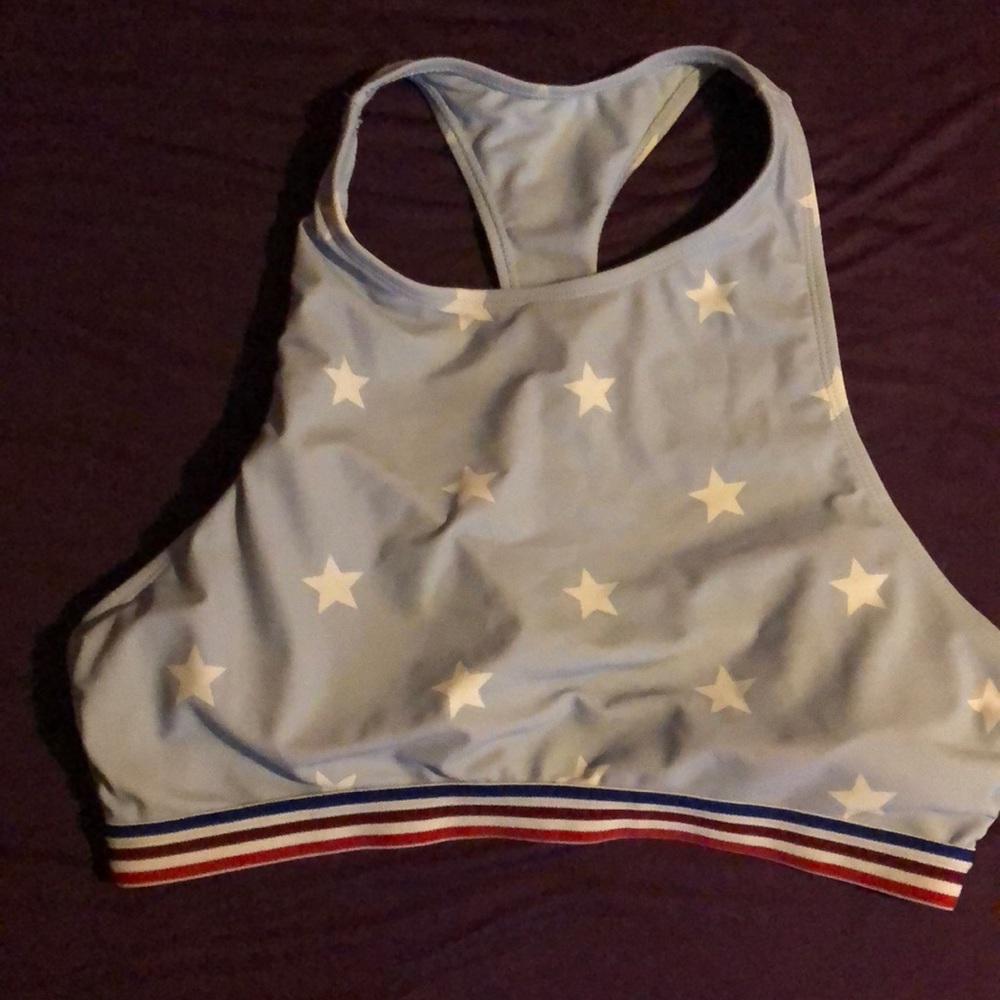America inspired swimsuit.
